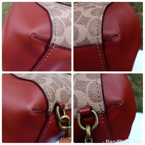 Coach 38585 Parker Convertible Backpack in Signature Canvas - Picture 8 of 15